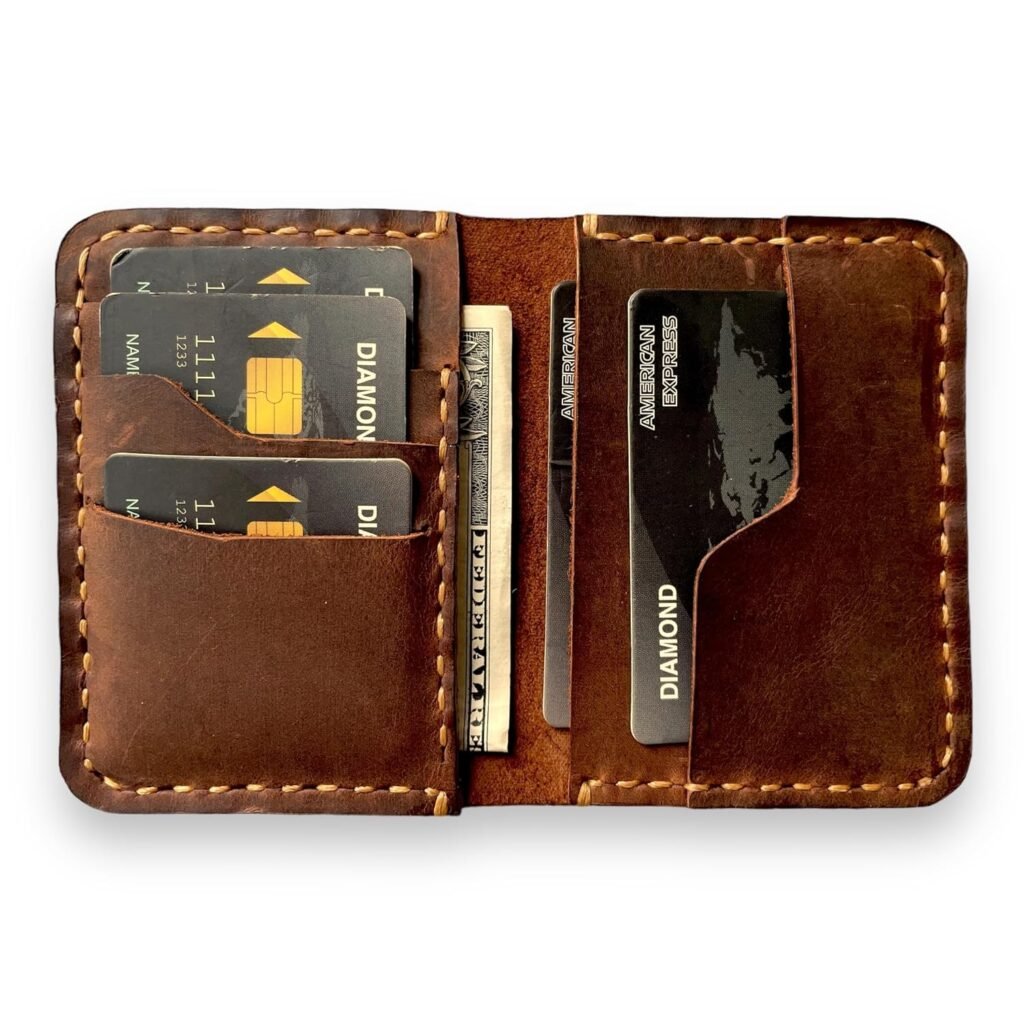 Handmade, Leather Card Wallet, Minimalist Leather Wallet, Bifold Wallet, Front Pocket Wallet, Handmade Leather Card Holder, Leather Wallet for Men, Slim Wallet, Card Wallet